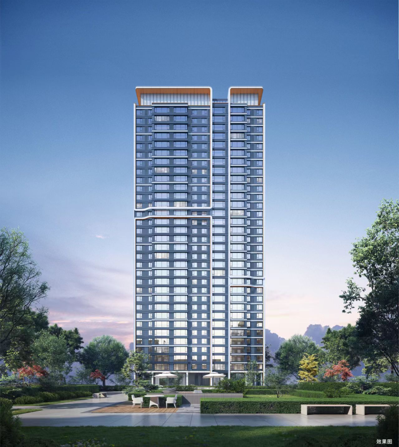 武汉城建电建滨江云城效果图