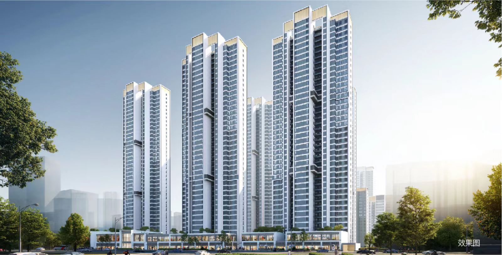 武汉城建.汉江云宸效果图