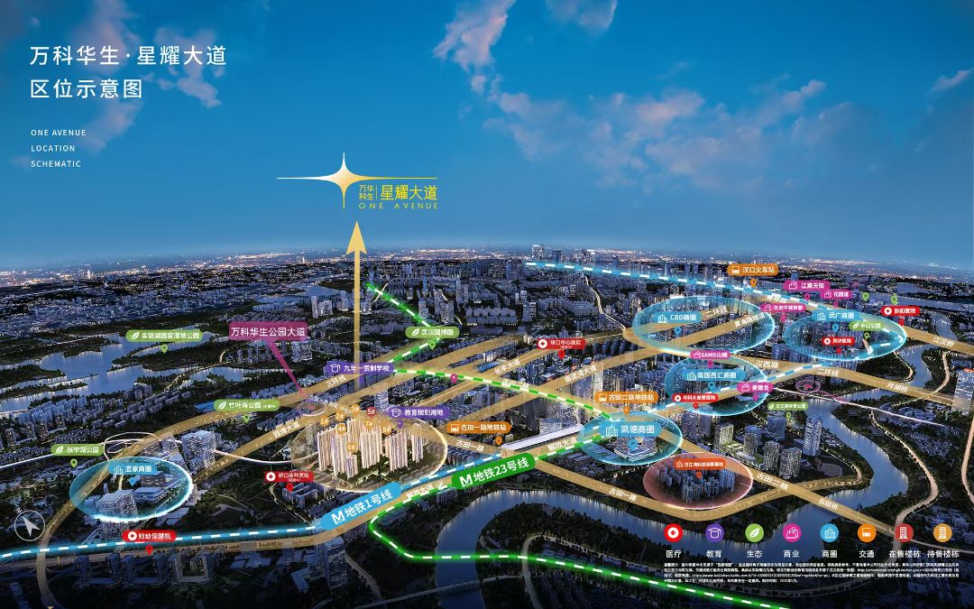 万科华生星耀大道效果图图片