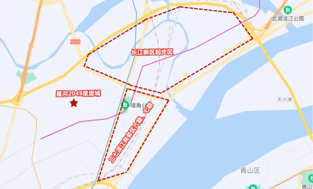 武汉城建.星河2049位置交通图