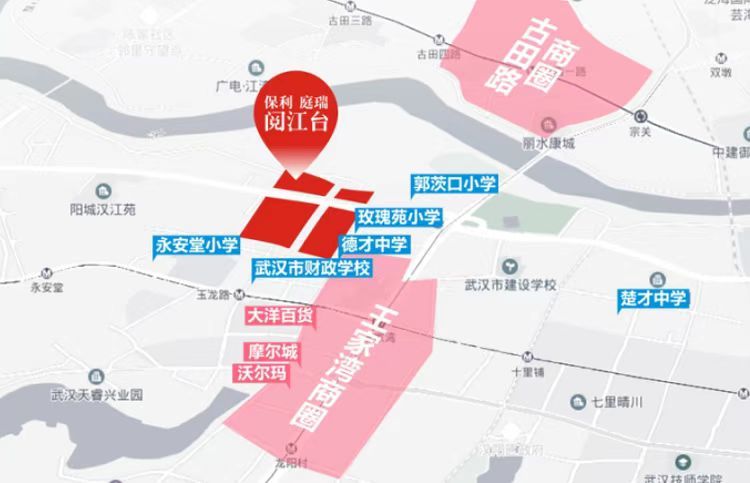保利庭瑞阅江台配套图