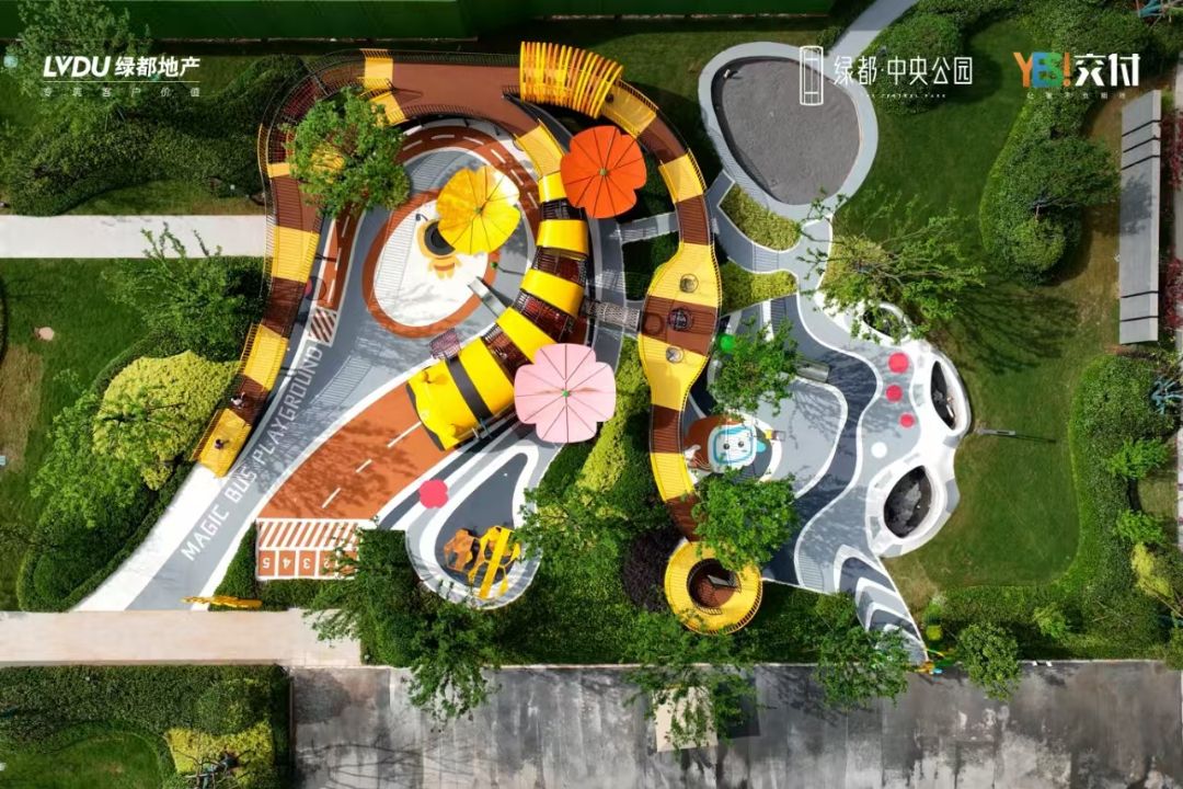 绿都.中央公园效果图图片