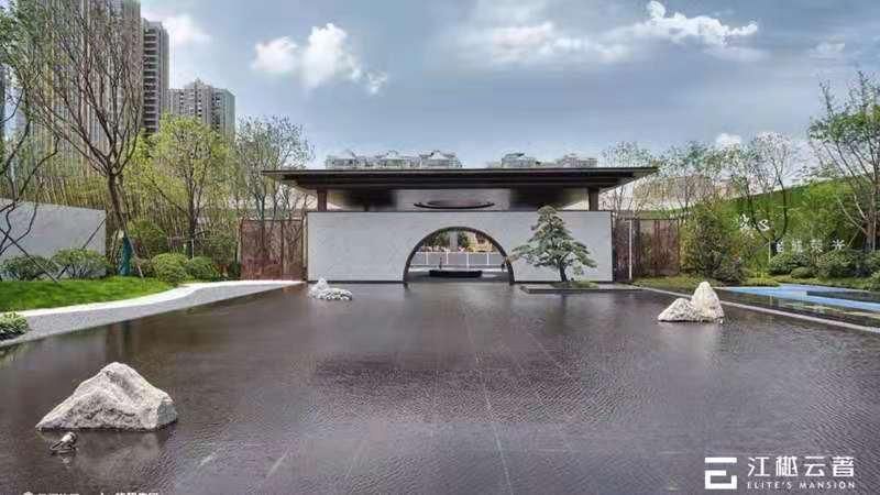 金辉江樾云著实景图