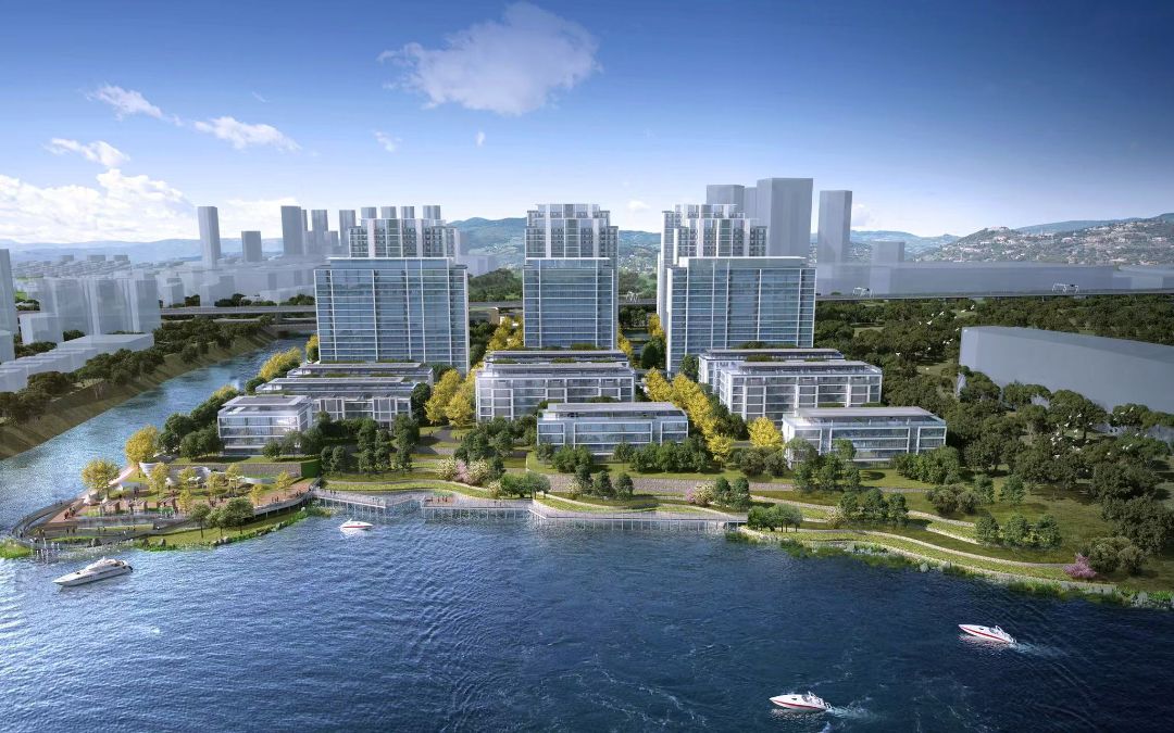 武汉城建雲栖湖岸效果图图片
