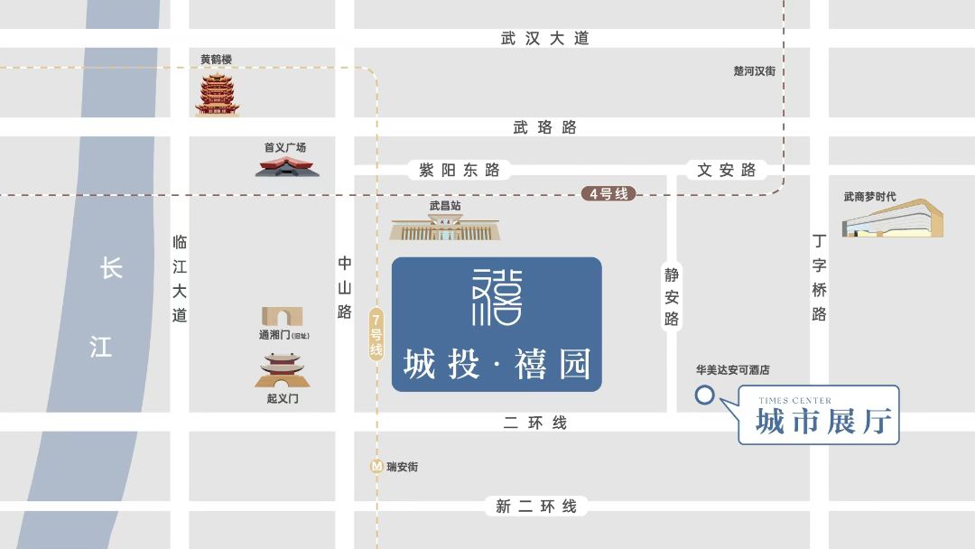 城投禧园位置交通图