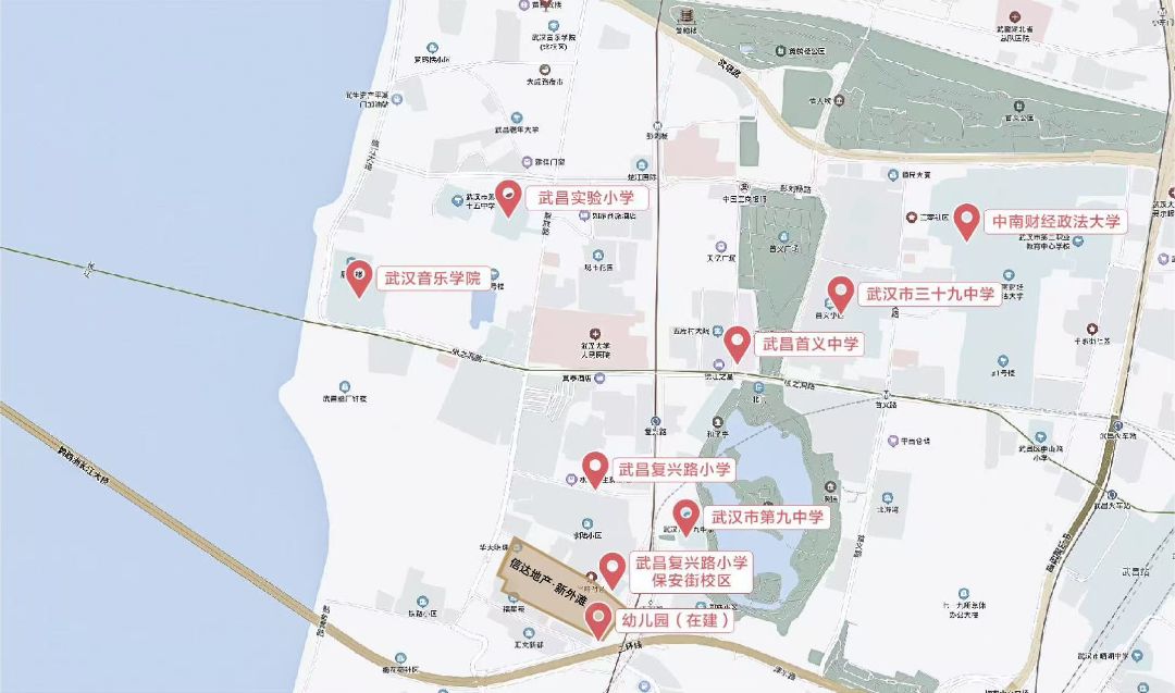 信达新外滩位置交通图