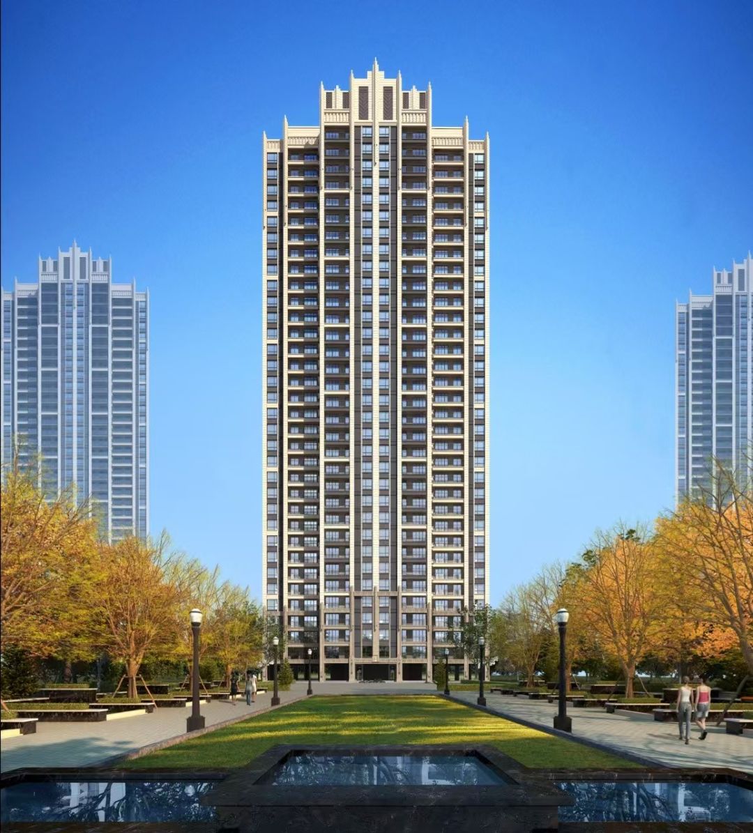 电建洺悦华府效果图图片