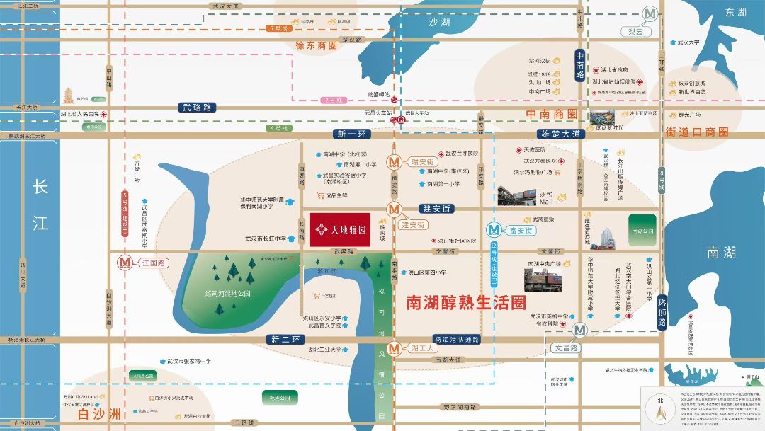 天地雅园位置交通图