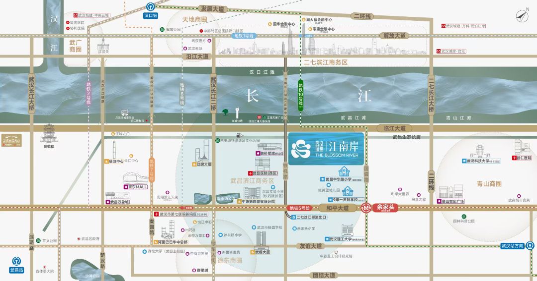 武汉城建.江南岸效果图图片