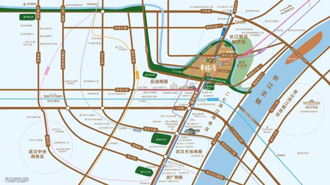 幸福湾.星樾位置交通图