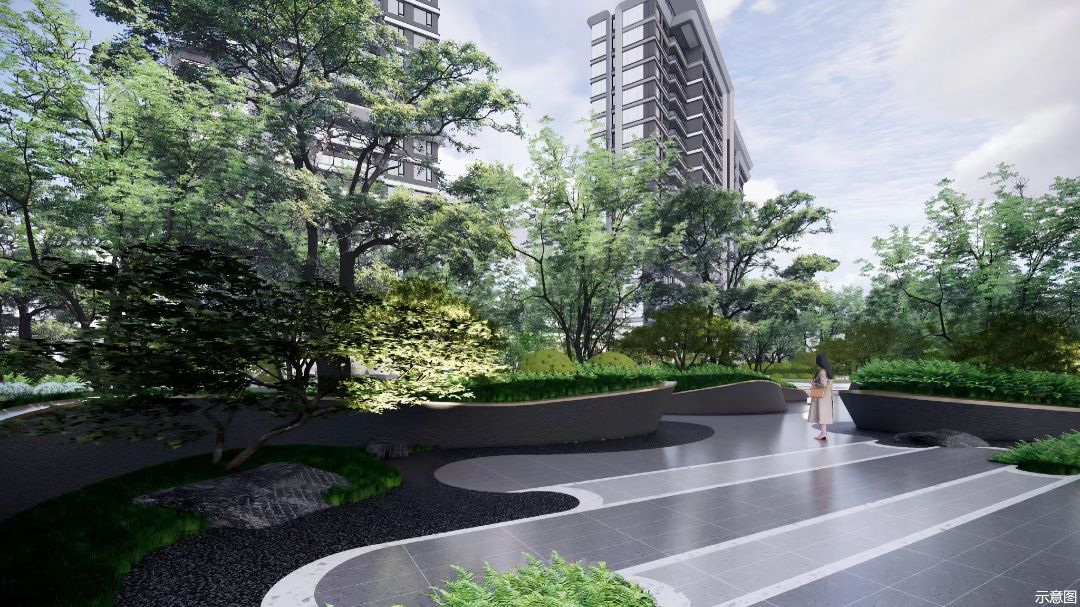 汉阳城更花木深效果图