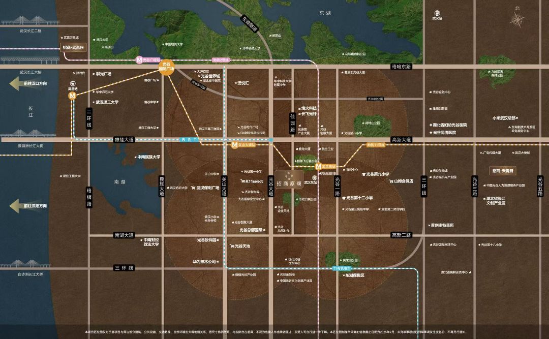 招商.原颂位置交通图