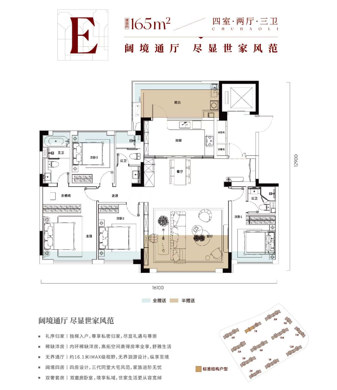 武汉城建.楚宝里四室两厅三卫