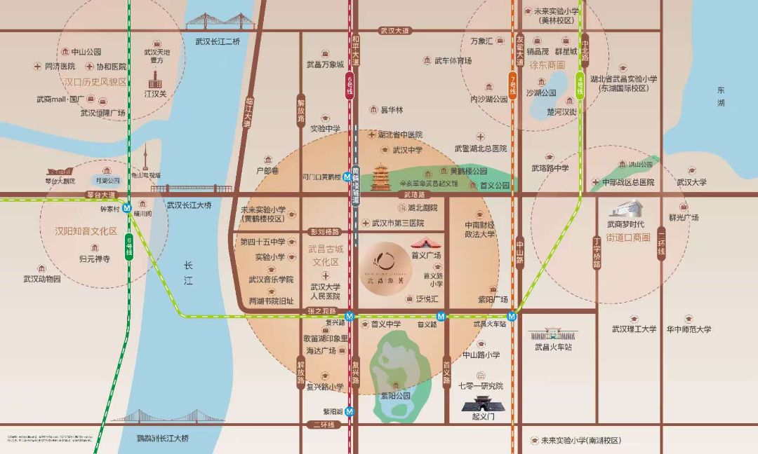 武昌源著位置交通图