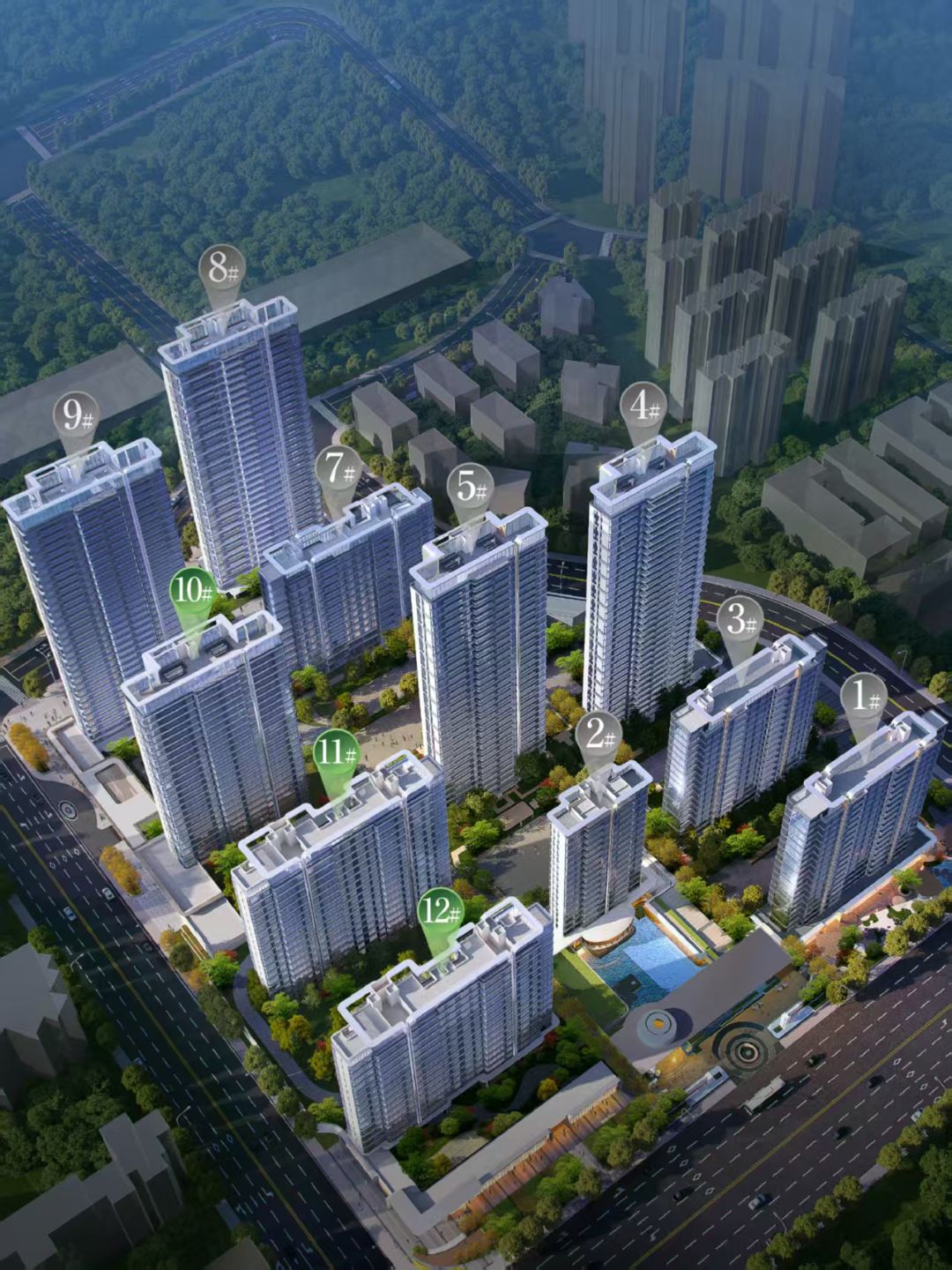 金地.大成乐府效果图