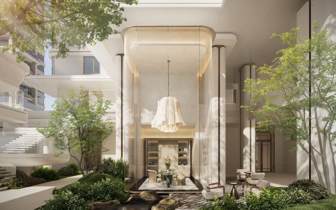 湖北科投.万科.璞拾光屿效果图