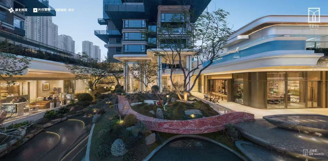万科璞拾光屿实景图